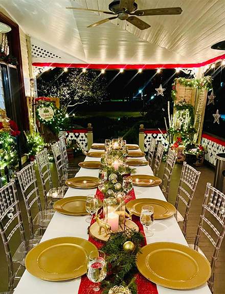 A private party at the Stetson Mansion