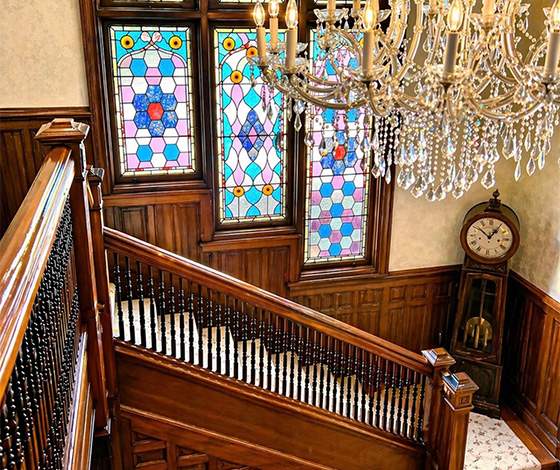 A guided tour inside the Stetson Mansion
