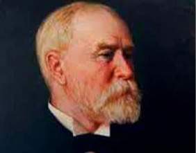 A portrait on display in the Mansion